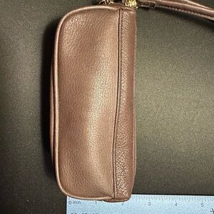 Elegant Brown Leather Sunglass Bag